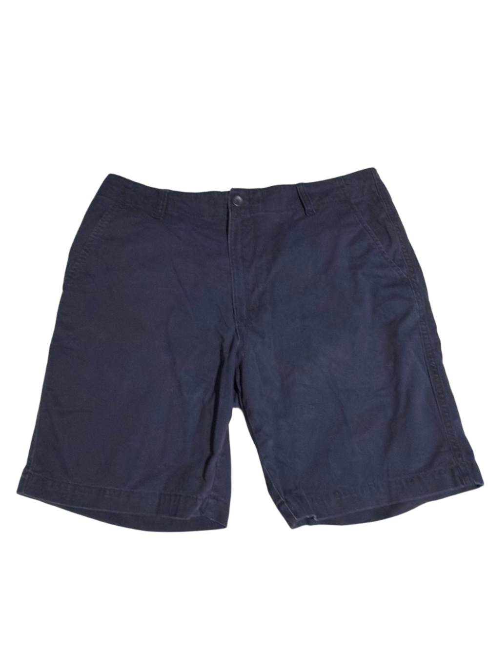 Old Navy Lived-In Straight Shorts Men’s 36 Navy Blue Cotton Chino Shorts